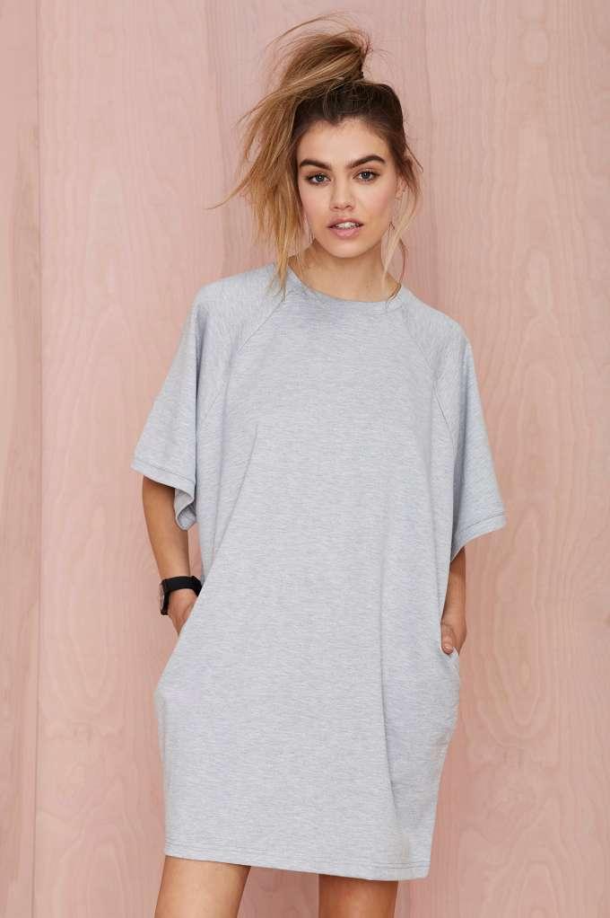 Blq Basiq Loose It Tee Dress
