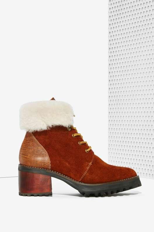 Factory Sabrina Tach Toronto Suede Boot