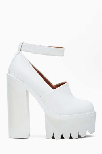 Jeffrey Campbell Jeffrey Campbell Scully Platform - White