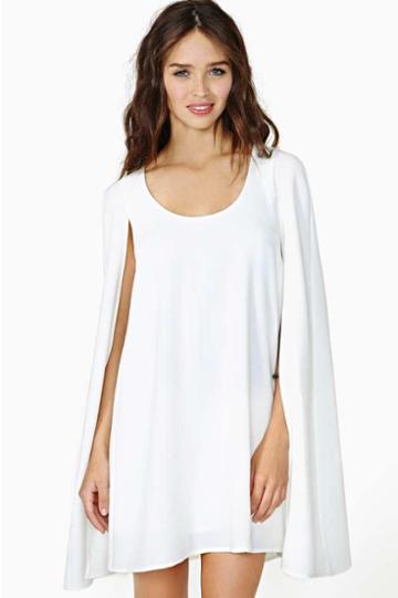 Nasty Gal Nasty Gal Angel Cape Dress