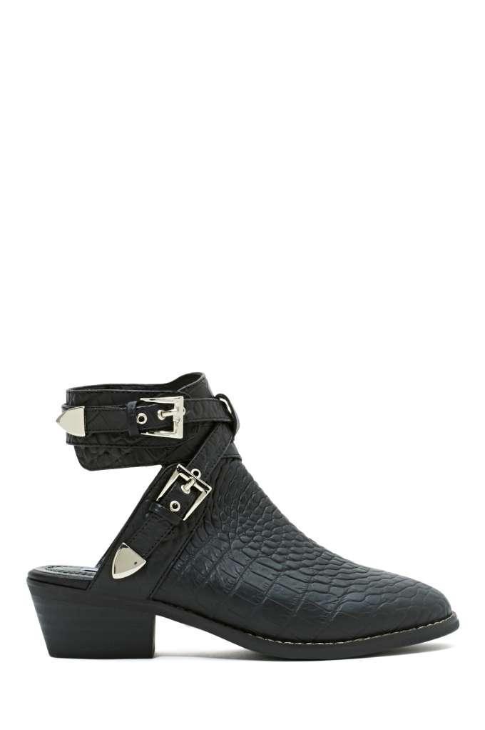 Steve Madden Steve Madden Double Buckle Cutout Boot
