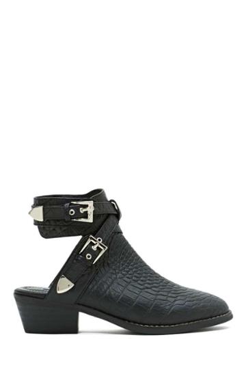 Steve Madden Steve Madden Double Buckle Cutout Boot