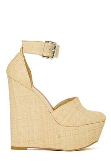 Shoe Cult Shoe Cult Palmilla Wedge - Beige