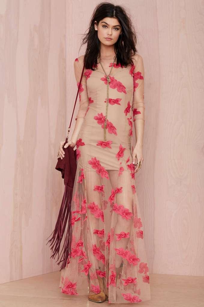 For Love & Lemons For Love And Lemons Evangeline Embroidered Dress
