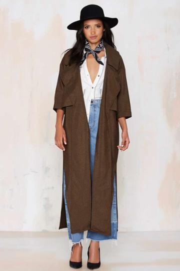 Pippa Lynn Rain Down Trench Coat