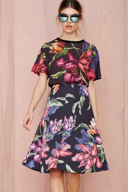 Cameo Collective Cameo Rather Be Midi Skirt