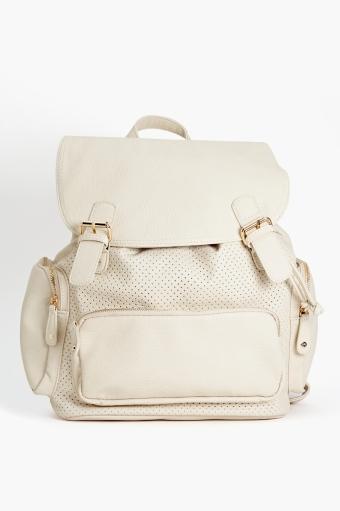 Nasty Gal Weekend Love Backpack - Ivory