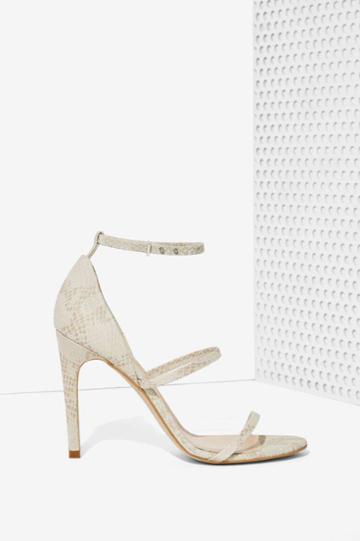 The Mode Collective Triple Threat Leather Heel
