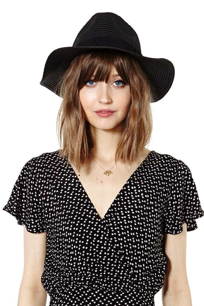 Factory Adria Panama Hat - Black