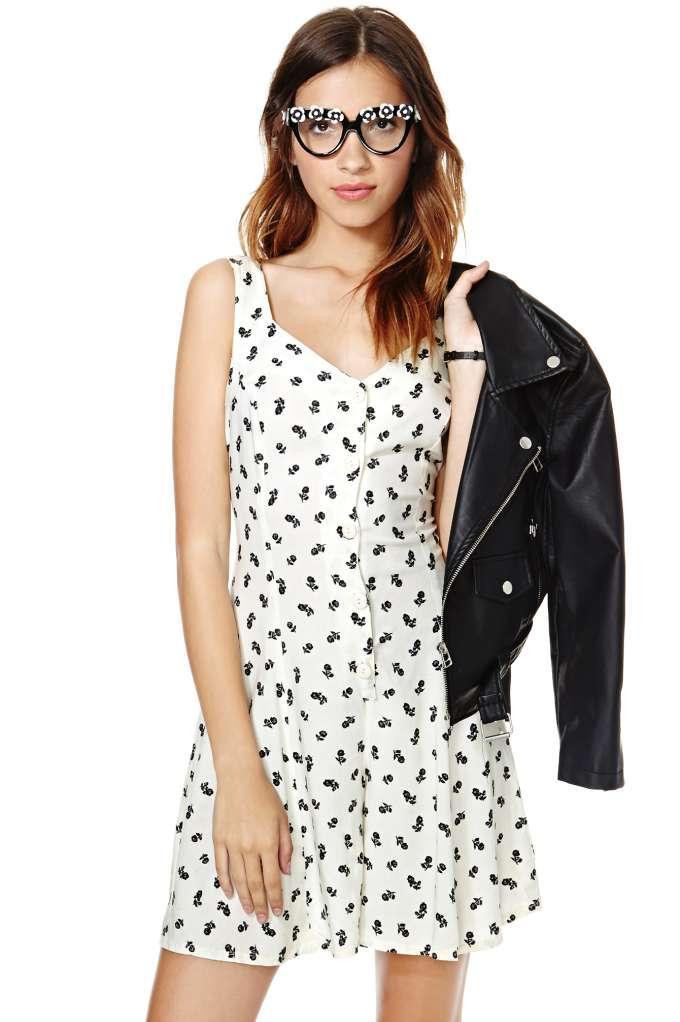 Nasty Gal Vintage Rose Calling Romper