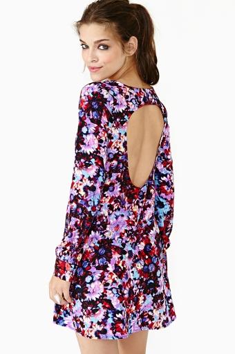 Nasty Gal Pushing Daisies Day Dress