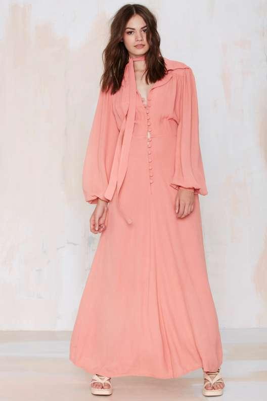 Factory Vintage Ossie Clark Priya Crepe Dress