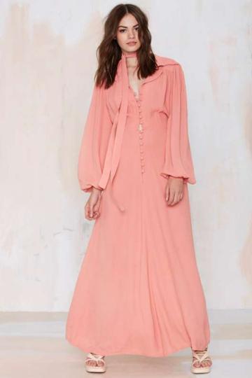 Factory Vintage Ossie Clark Priya Crepe Dress