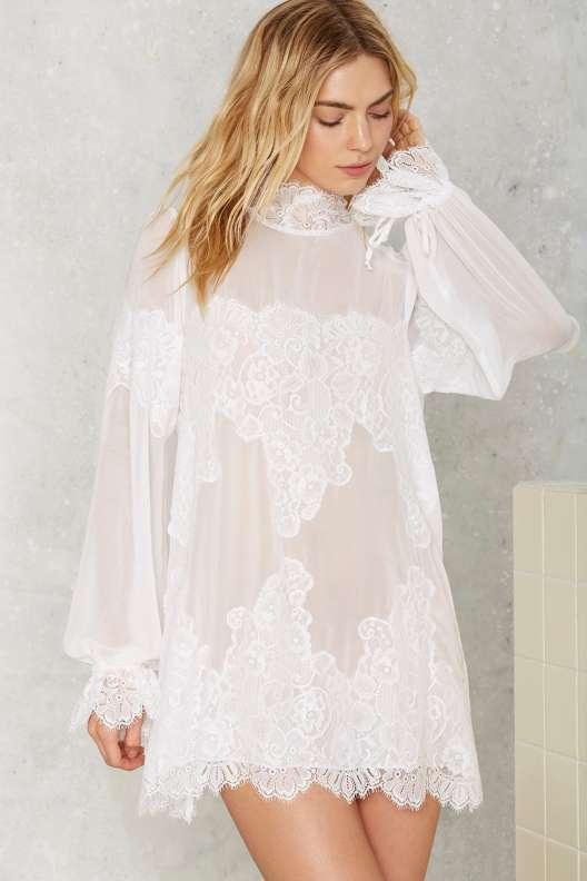 Factory Hot As Hell Queen 4 A Day Lace Dress