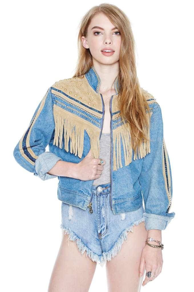 Nasty Gal Vintage Vintage Saddle Up Jacket