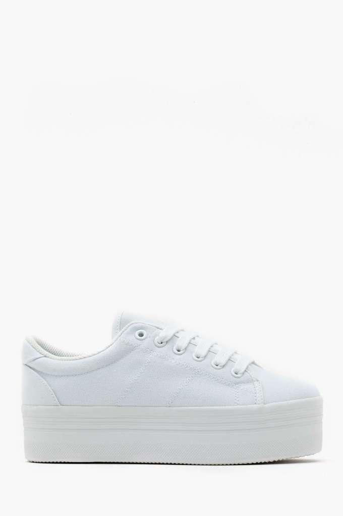 Jeffrey Campbell Jeffrey Campbell Zomg Platform Sneaker - White