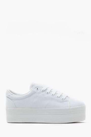 Jeffrey Campbell Jeffrey Campbell Zomg Platform Sneaker - White
