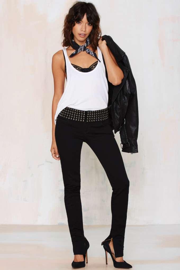 Nasty Gal Vintage Gucci Such A Stud Jeans