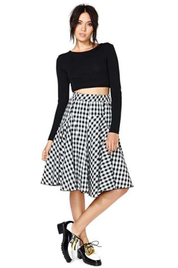Factory Gingham Mayhem Skirt