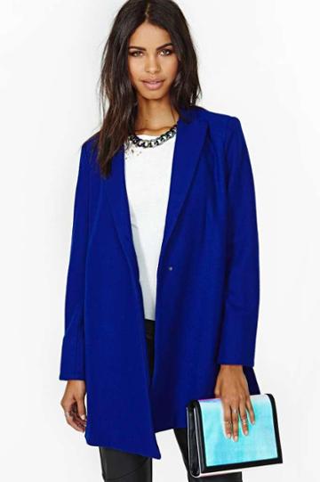 Line & Dot Line & Dot None Of Your Business Coat