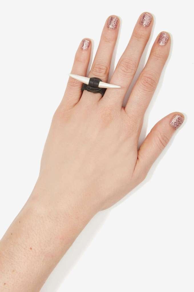 Jakimac Steerhead Leather Ring