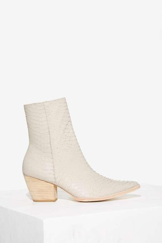 Matisse Caty Python Boot - Ivory