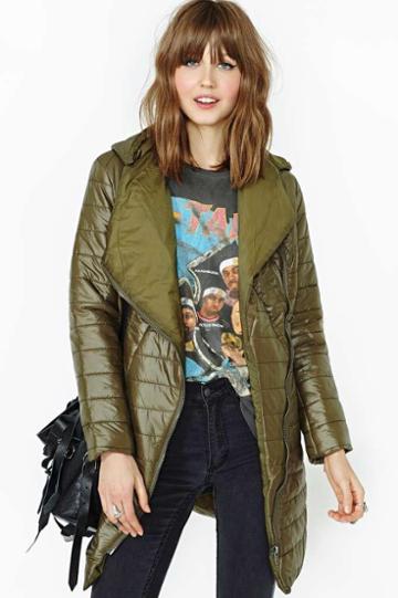 Factory Misty Puffer Coat