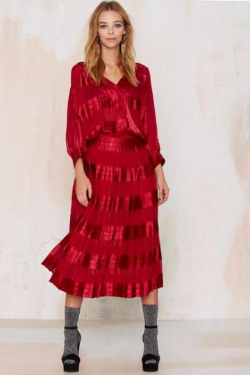 Factory Vintage Albert Nipon Semi Margueritte Sheer Maxi Dress