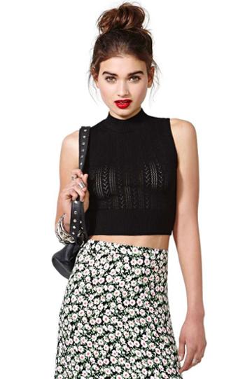 Factory Cindi Crop Sweater