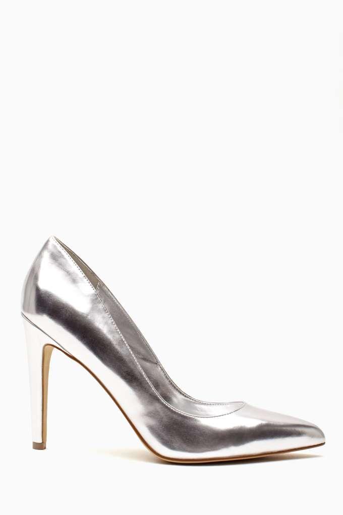 Shoe Cult Shoe Cult Luxe Pump - Silver