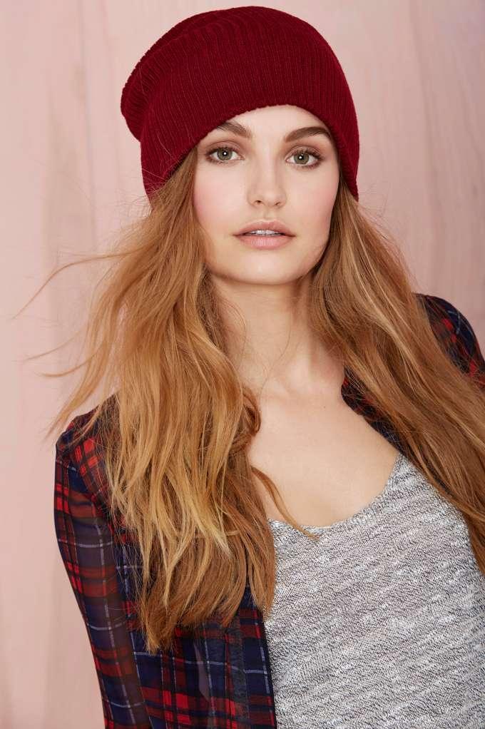 Factory Hot Headed Beanie - Burgundy