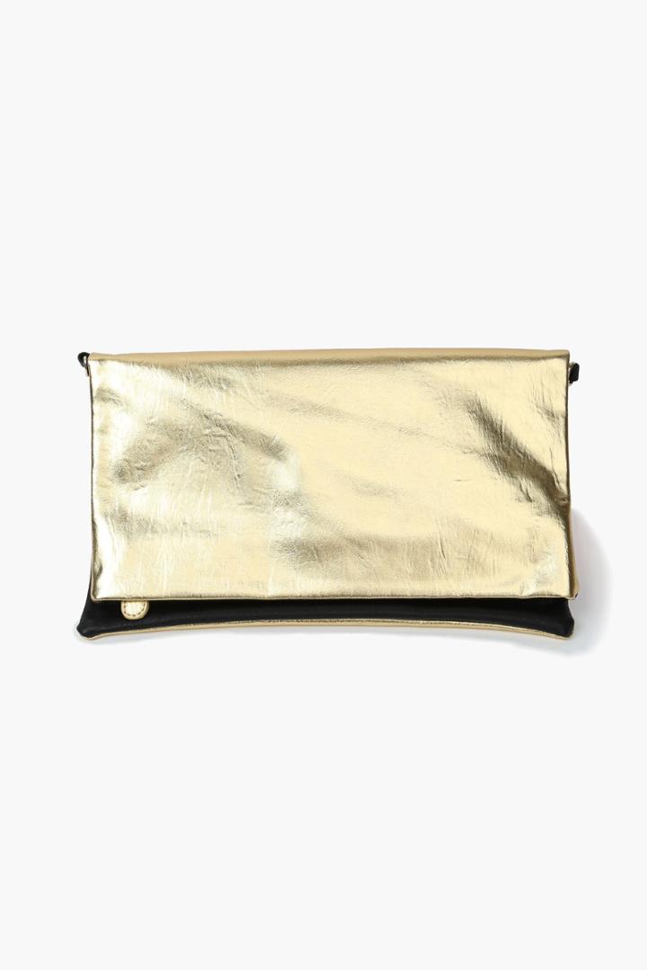 Necessary Clothing - Reverse It Clutch - Gold/black 