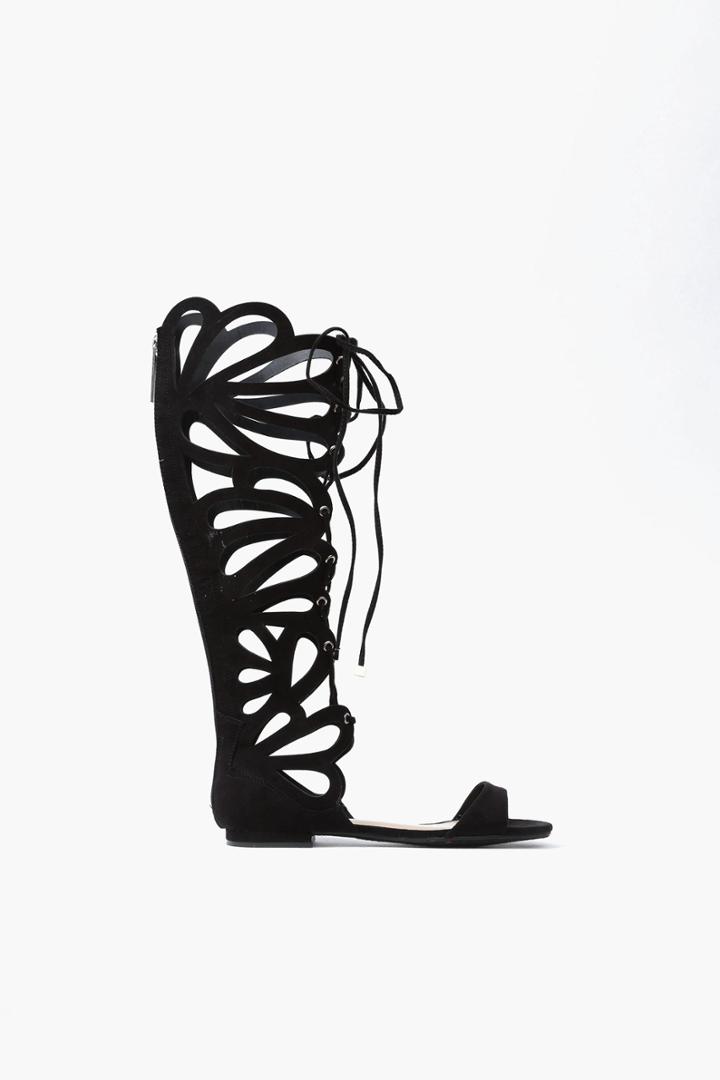 Necessary Clothing - Butterfly Gladiator Sandal - Black 