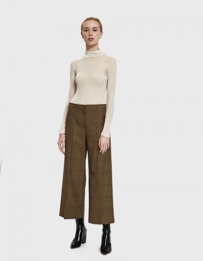 Nanushka Alana Wool Turtleneck In Cr