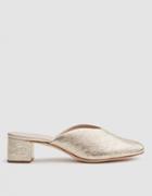 Loeffler Randall Lulu Crinkle In Metallic Champagne