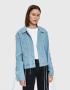 Stelen Shai Lace Up Denim Jacket