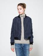 Stelen Nylon Bomber In Navy