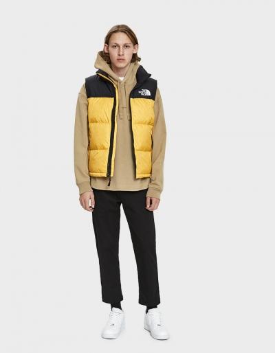 The North Face Black Box 1996 Rto Nuptse Down Vest In Tnf Yellow