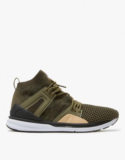 Puma B.o.g Limitless Hi Evoknit In Olive