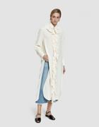 Marni L/s Ruffled Neck Shirt In Antique White