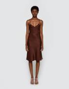 Creatures Of Comfort Gaia Dress In Cacao