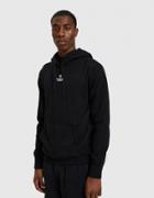 Reigning Champ Embroidered Logo Terry Pullover Hoodie In Black/white