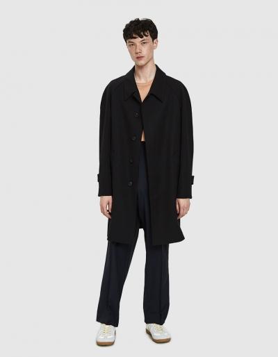 Maison Margiela Mac Coat In Black