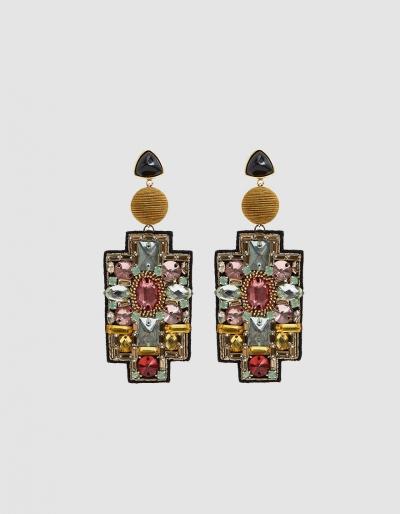 Lizzie Fortunato Madonna Rhinestone Earrings
