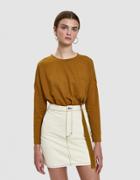 Farrow Bea Long Sleeve Tee In Camel