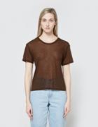 Baserange Emali Tee In Dark Brown