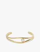 Lizzie Fortunato Double Wave Choker In Gold