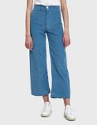 Jesse Kamm Corduroy Sailor Pant In Pencil Blue