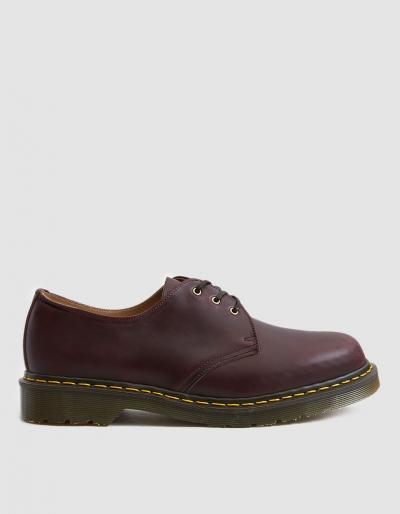 Dr. Martens Made In England 1461 3-eye Shoe In Burgundy