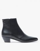 Woman By Common Projects Zip Ankle Boot In Black